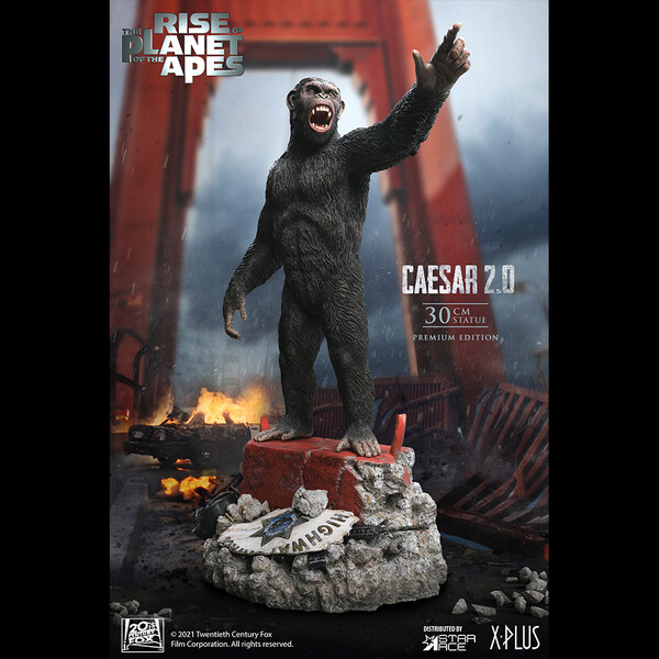 Caesar (2.0, Deluxe), Rise Of The Planet Of The Apes, X-Plus, Star Ace, Pre-Painted